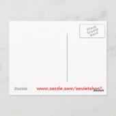 Sovjet-ruimtevaart Briefkaart (Achterkant)