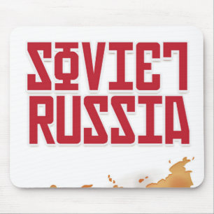 Sovjet-Rusland Vintage Reisposter Muismat