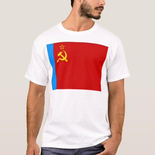Sovjet-Rusland Vlag, USSR, CCCP, Communisme, Lenin T-shirt (Voorkant)