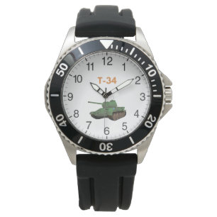 Sovjet T-34 Tank Horloge