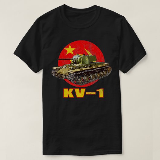Sovjet Tank WW2 KV1 Zware tank (Design voorkant)
