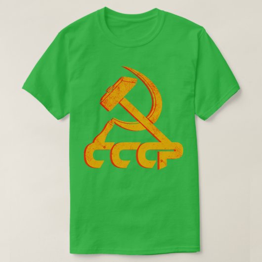 Sovjet-Unie CCCP USSR Communisme Hamer Sikkel1 T-shirt (Design voorkant)