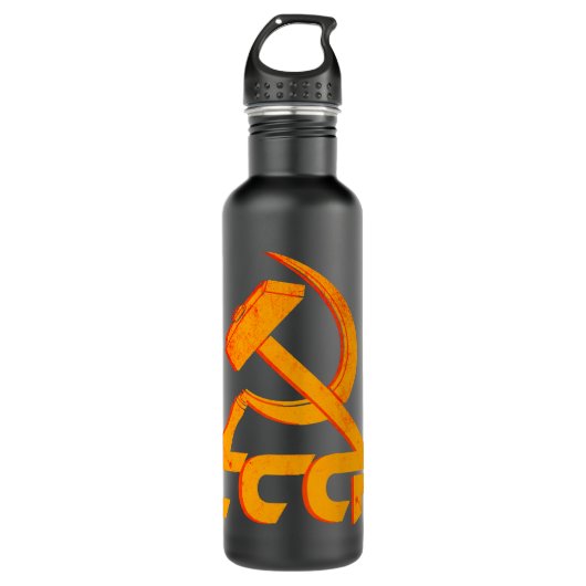 Sovjet-Unie CCCP USSR communisme Hammer Sickle Sym Waterfles (Voorkant)