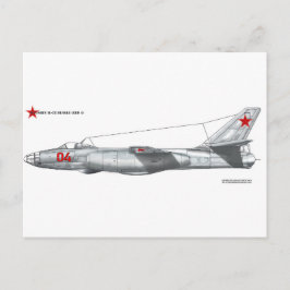 Sovjet-Unie Ilyushin Il-28 Beagle Briefkaart