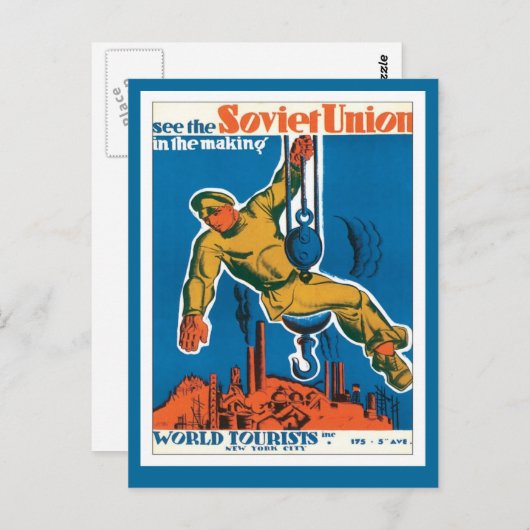 Sovjet-Unie Rusland Briefkaart (Voorkant / Achterkant)