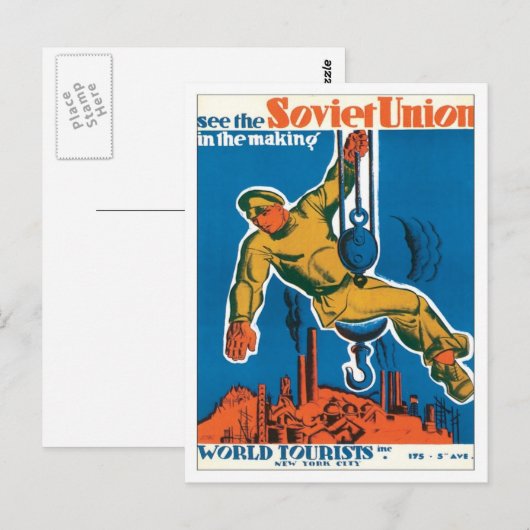 Sovjet-Unie Rusland Briefkaart (Voorkant / Achterkant)