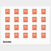 Sovjet-Unie ~ USSR ~ CCCP ~ Postzegel Ronde Sticker (Vel)