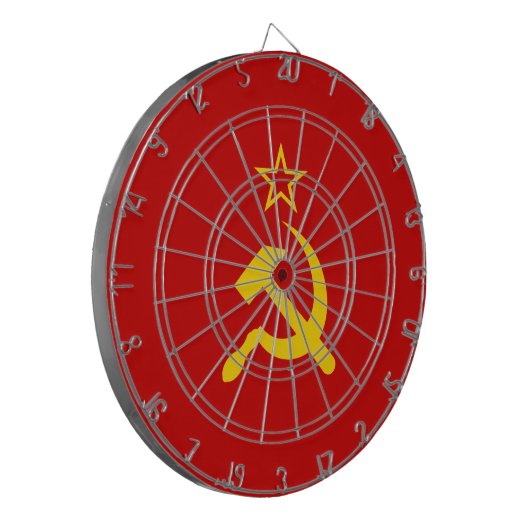 Sovjet-Unie (USSR) (communistische hamer en sikkel Dartbord (Voorkant Links)