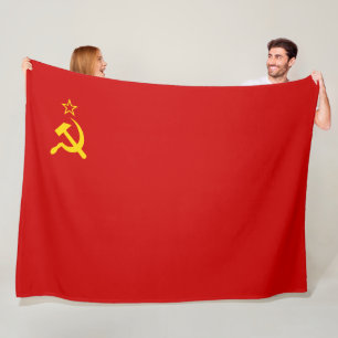 Sovjet-Unie (USSR) (communistische hamer en sikkel Fleece Deken