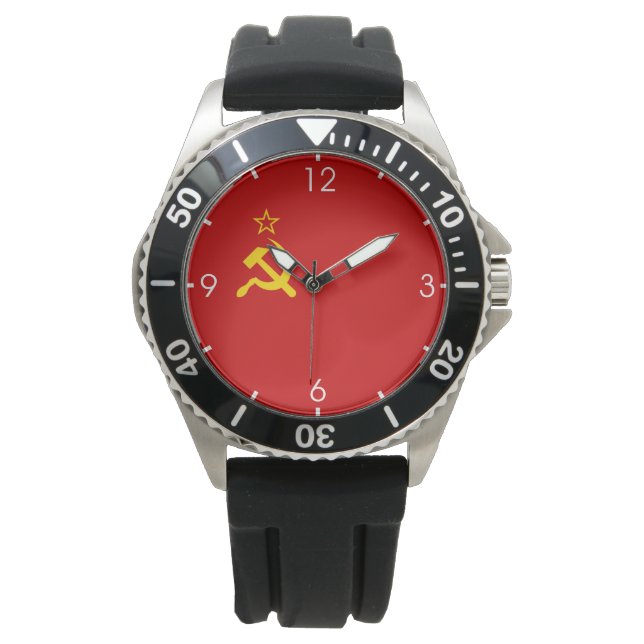 Sovjet-Unie (USSR) (communistische hamer en sikkel Horloge (Voorkant)