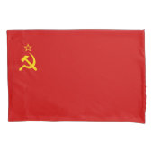 Sovjet-Unie (USSR) (communistische hamer en sikkel Kussensloop (Voorkant-Links)