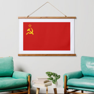 Sovjet-Unie vlag, USSR, CCCP, Communisme, Lenin Hangend Wandkleed
