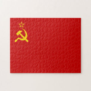 Sovjet-Unie vlag, USSR, CCCP, Communisme, Lenin Legpuzzel