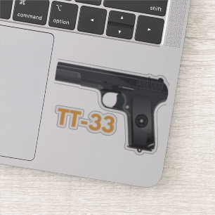 Sovjet WO2 Pistol Tokarev TT-33 Sticker