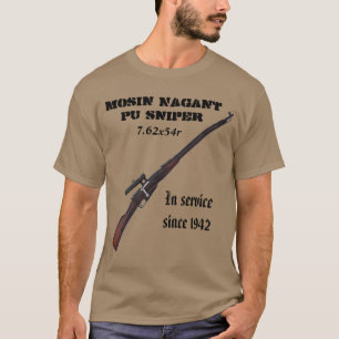 Sovjet ww2 Mosin Nagant Sniper T Shirt! T-shirt