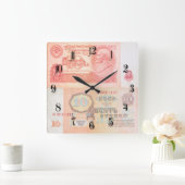 Sovjetbiljet van 10 roebel vierkante klok (Huis)