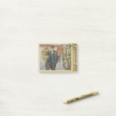 Sovjetpostzegel Lenin op het Rode plein Post-it® Notes (Op bureau)