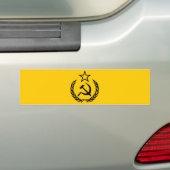 Sovjetrust en sikkel bumpersticker (Op auto)