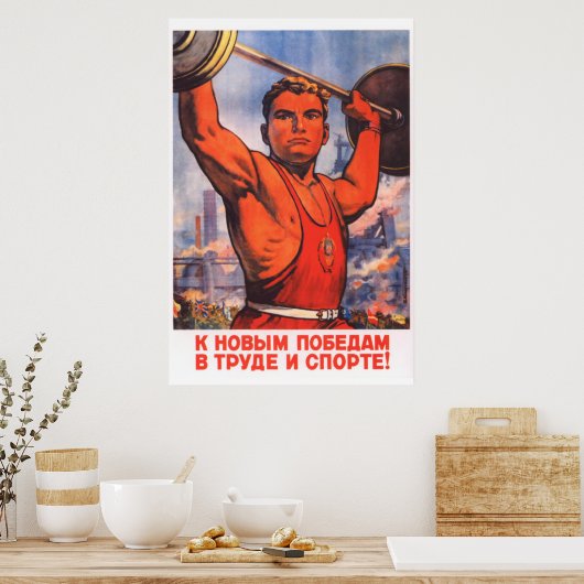 Sovjetsport Poster (Keuken)
