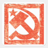 Sovjetsymbool Stickers (Voorkant)