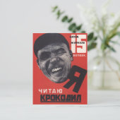 Sovjettijdschrift en briefkaart (Staand voorkant)