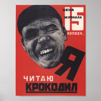 Sovjettijdschrift en Poster