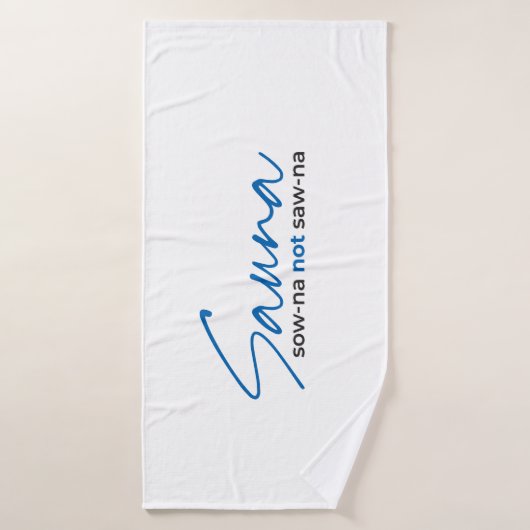 Sow-na no Saw-na Towel Badhanddoek (Badhanddoek)