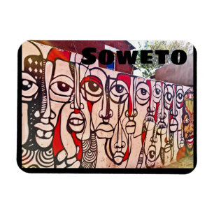 Soweto Art Zuid-Afrika Magneet