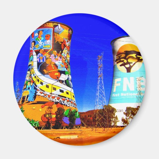 Soweto, Zuid-Afrika Magneet (Voorkant)