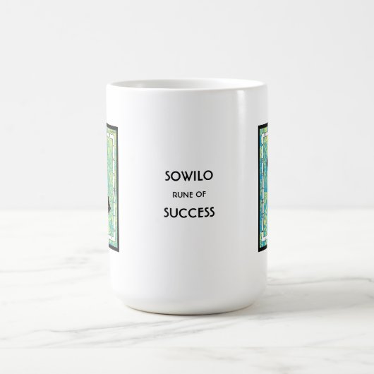 Sowilo Rune Mug - Succès! (Centre)