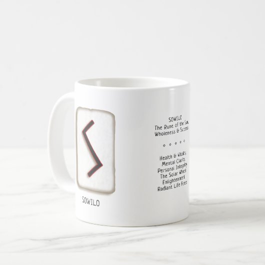 Sowilo RuneStone Mug (Devant gauche)