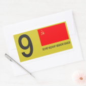 SOXMIS-Bord Rechthoekige Sticker (Envelop)