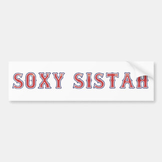 Soxy Sistah Bumpersticker