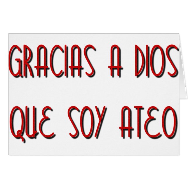 Soy Ateo (Voorkant Horizontaal)