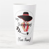 Soy Chingona Add Name Latte Mok (Voorkant)