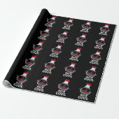 Soy Cool Funny Soy Sauce Pun Dark BG Cadeaupapier (Uitgerold)