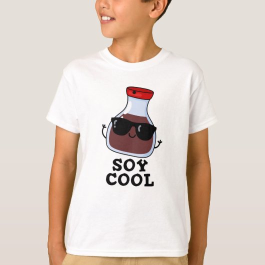 Soy Cool Funny Soy Sauce Pun T-shirt (Voorkant)