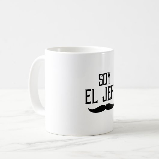 Soy El Jefe Nice Design Koffiemok (Voorkant links)