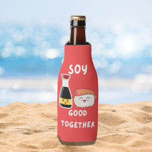 Soy Good Together Funny Asian Food Pun Flesjeskoeler