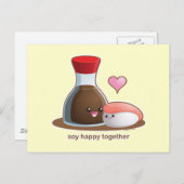 Soy Happy Briefkaart (Voorkant / Achterkant)