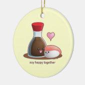 Soy Happy Keramisch Ornament (Links)