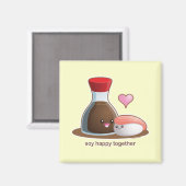 Soy Happy Magneet (Voorkant / Achterkant)