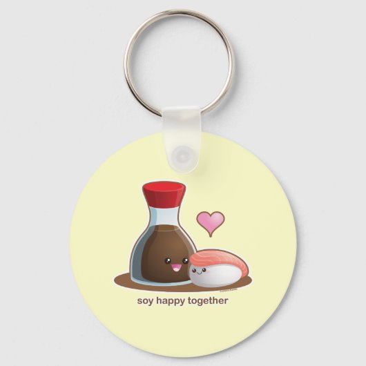 Soy Happy Sleutelhanger (Voorkant)