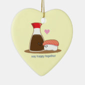 Soy Happy Together Keramisch Ornament (Rechts)