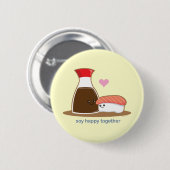 Soy Happy Together Ronde Button 5,7 Cm (Voorkant /achterkant)