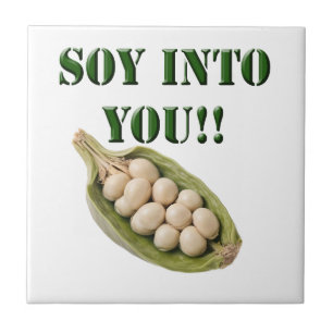 Soy Into You: een veganistisch liefdesverhaal, Tegeltje