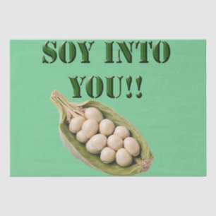 Soy Into You: een veganistisch liefdesverhaal, Tissuepapier