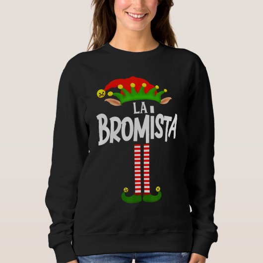 Soy La Bromista Elf Family Group , overeenkomend m Trui (Voorkant)