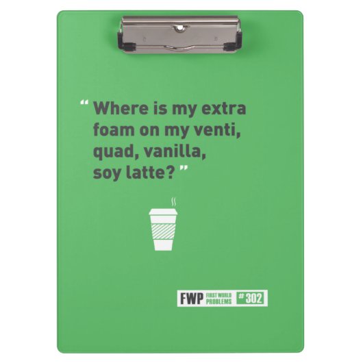 Soy Latté Klembord (Voorkant)