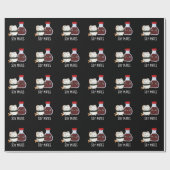 Soy Mates Funny Soy Sauce Pun Dark BG Cadeaupapier (Vlak)
